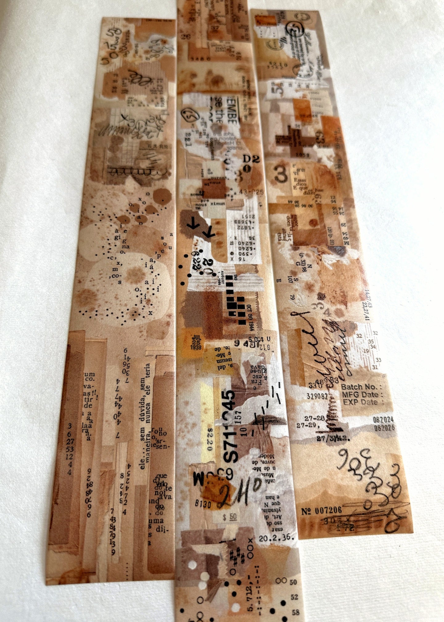 Plusminus - Remind washi tape SAMPLES