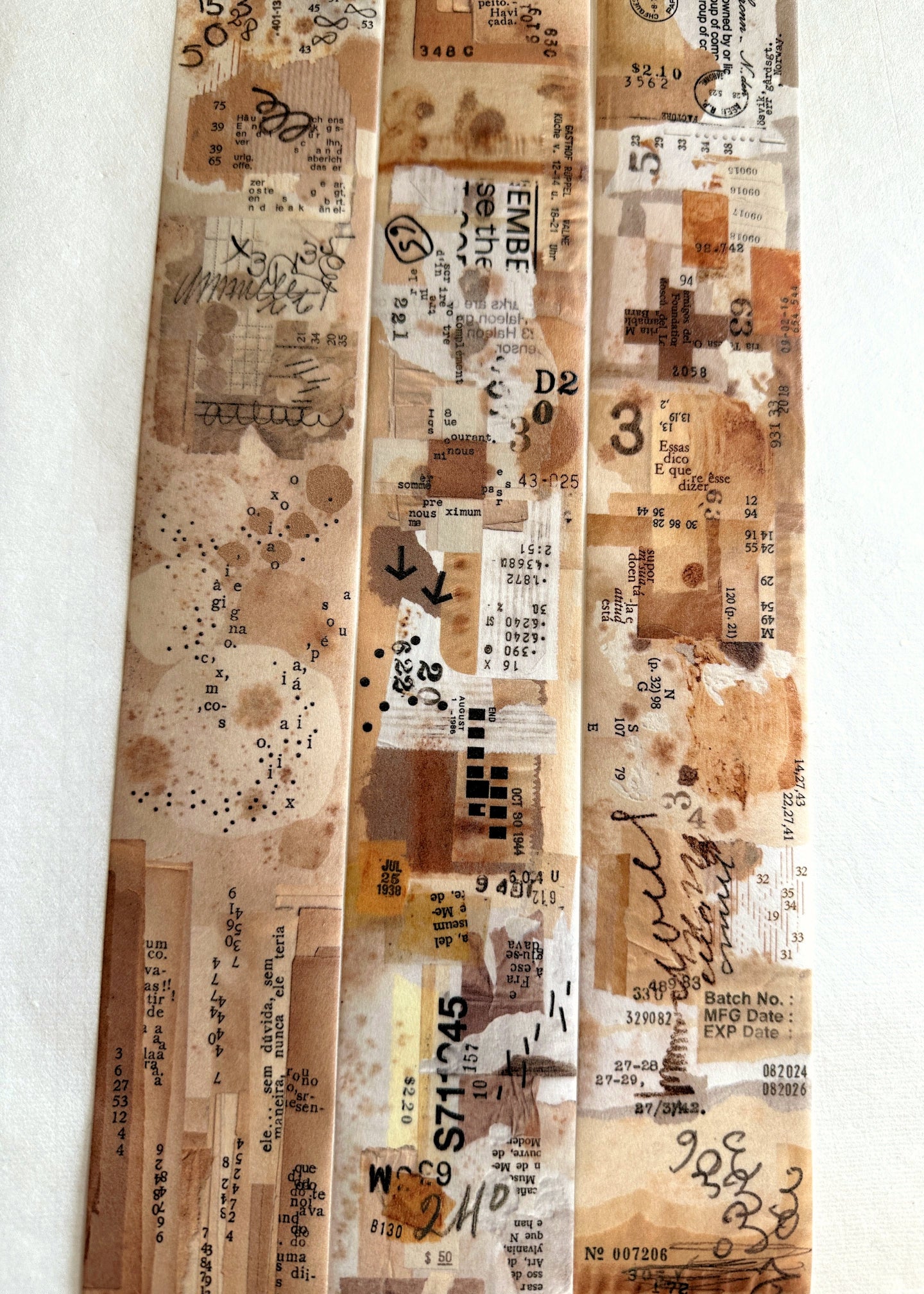 Plusminus - Remind washi tape SAMPLES