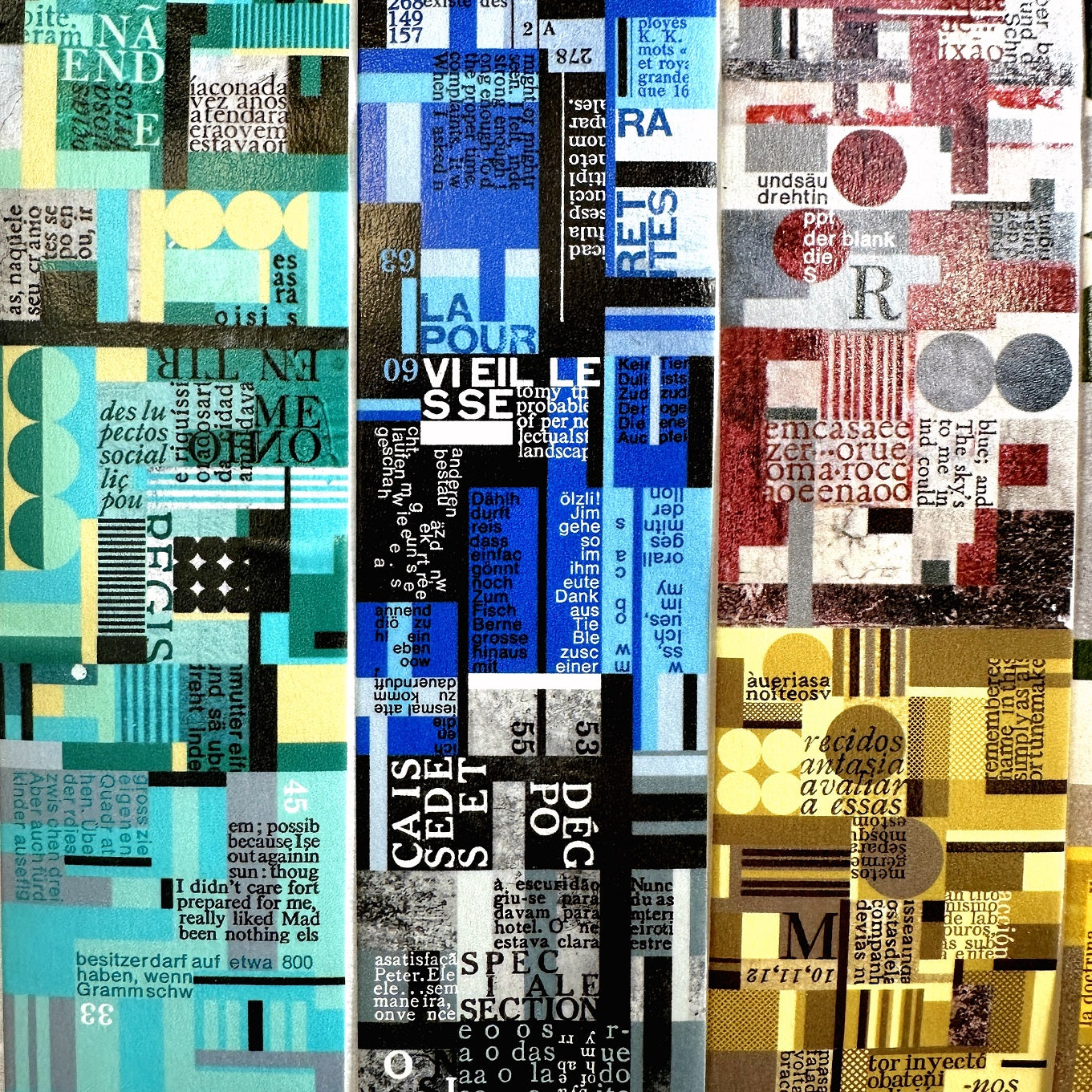 Plusminus - Piecing washi tape SAMPLES