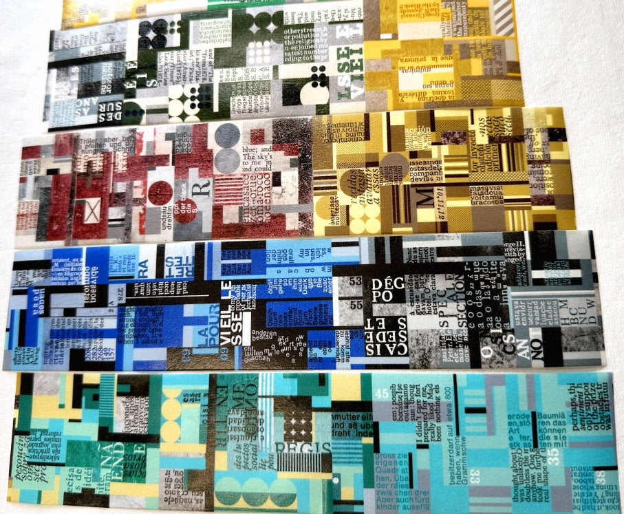 Plusminus - Piecing washi tape SAMPLES