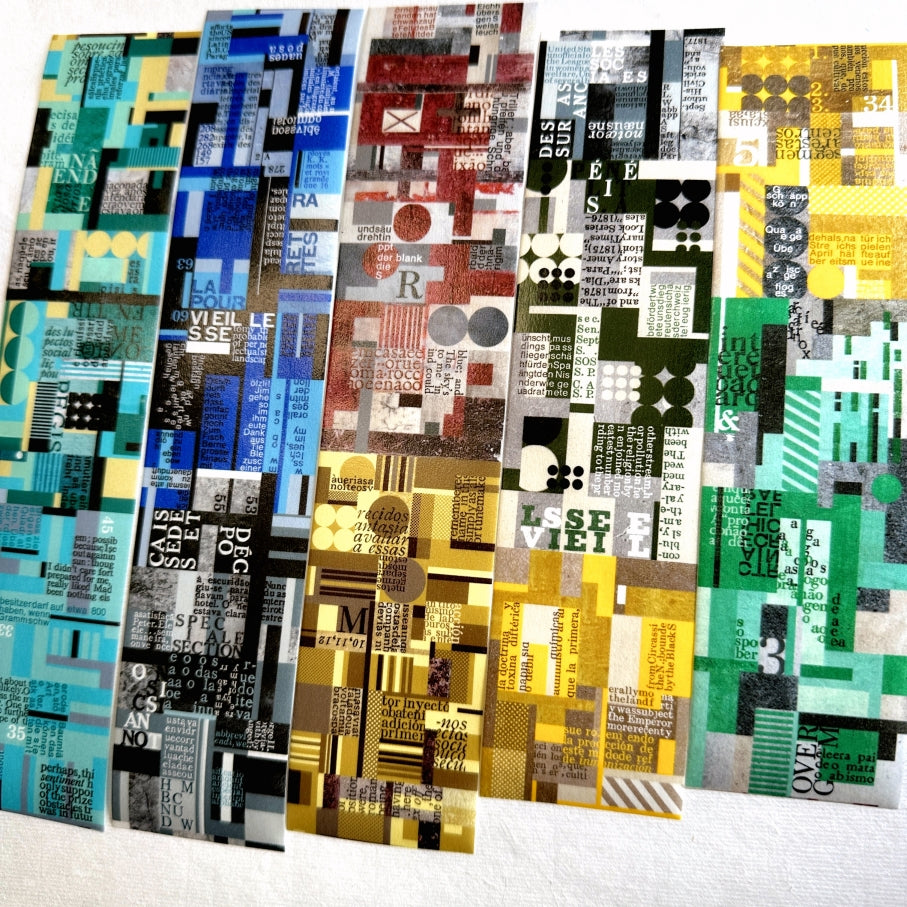 Plusminus - Piecing washi tape SAMPLES