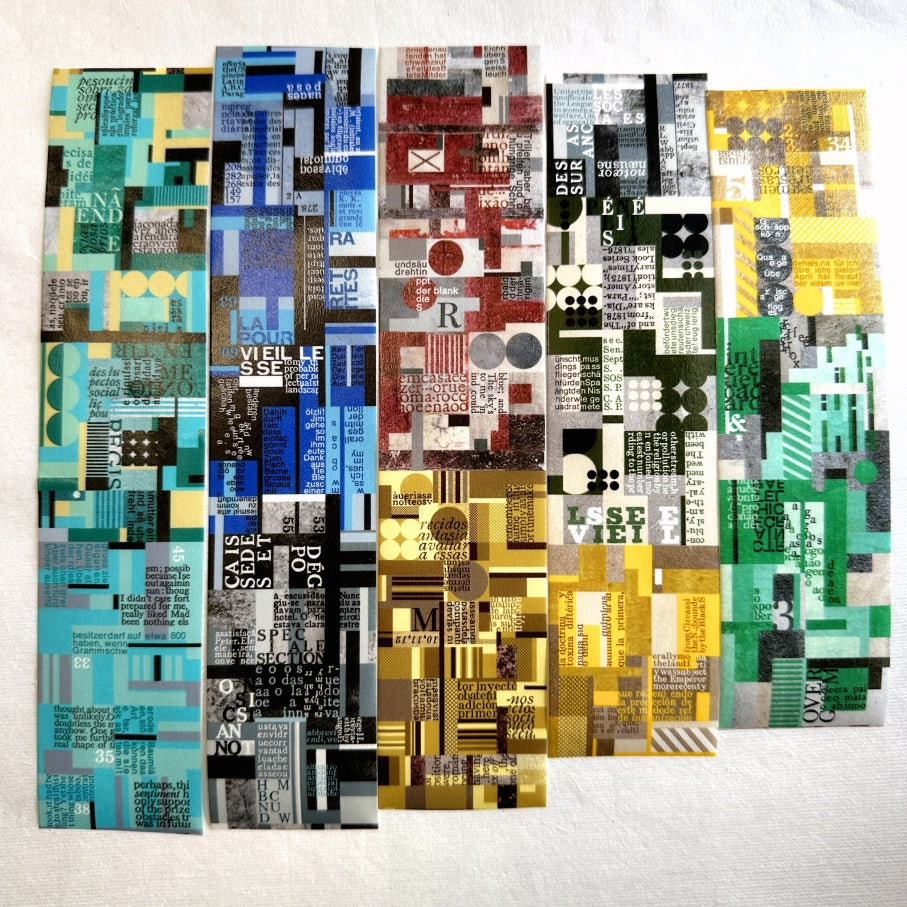 Plusminus - Piecing washi tape SAMPLES
