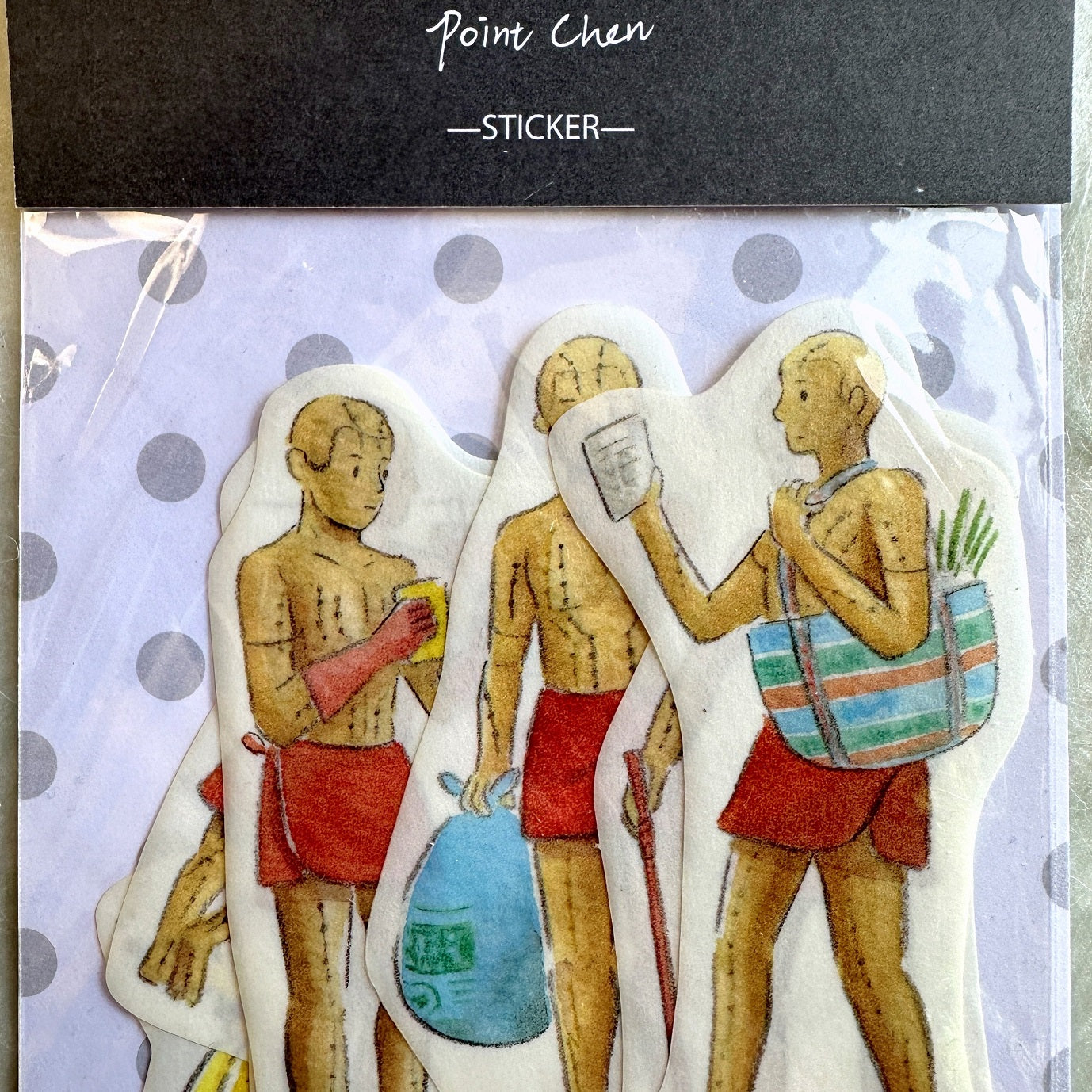 Point Chen - Chinese meridians sticker pack