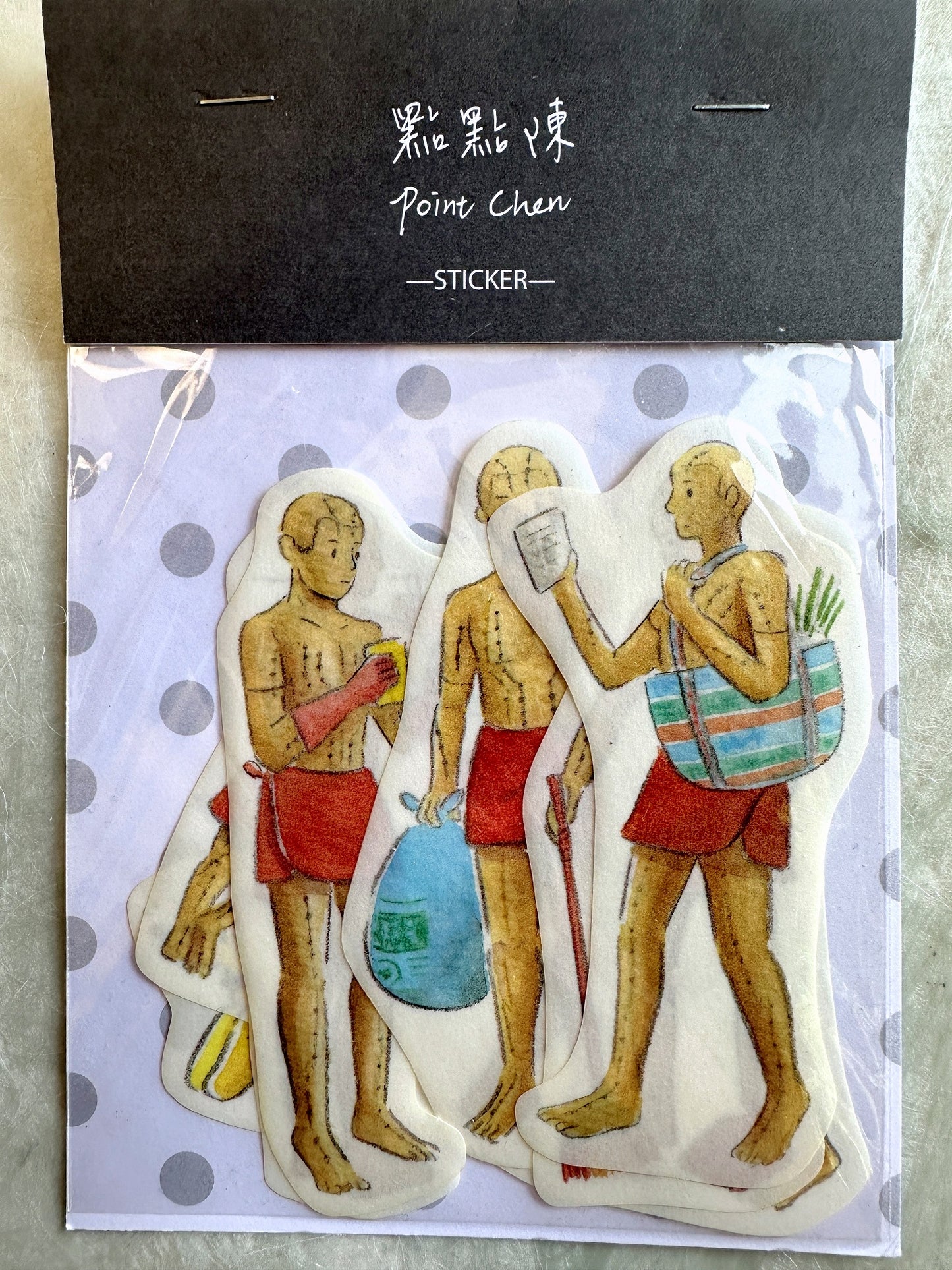 Point Chen - Chinese meridians sticker pack