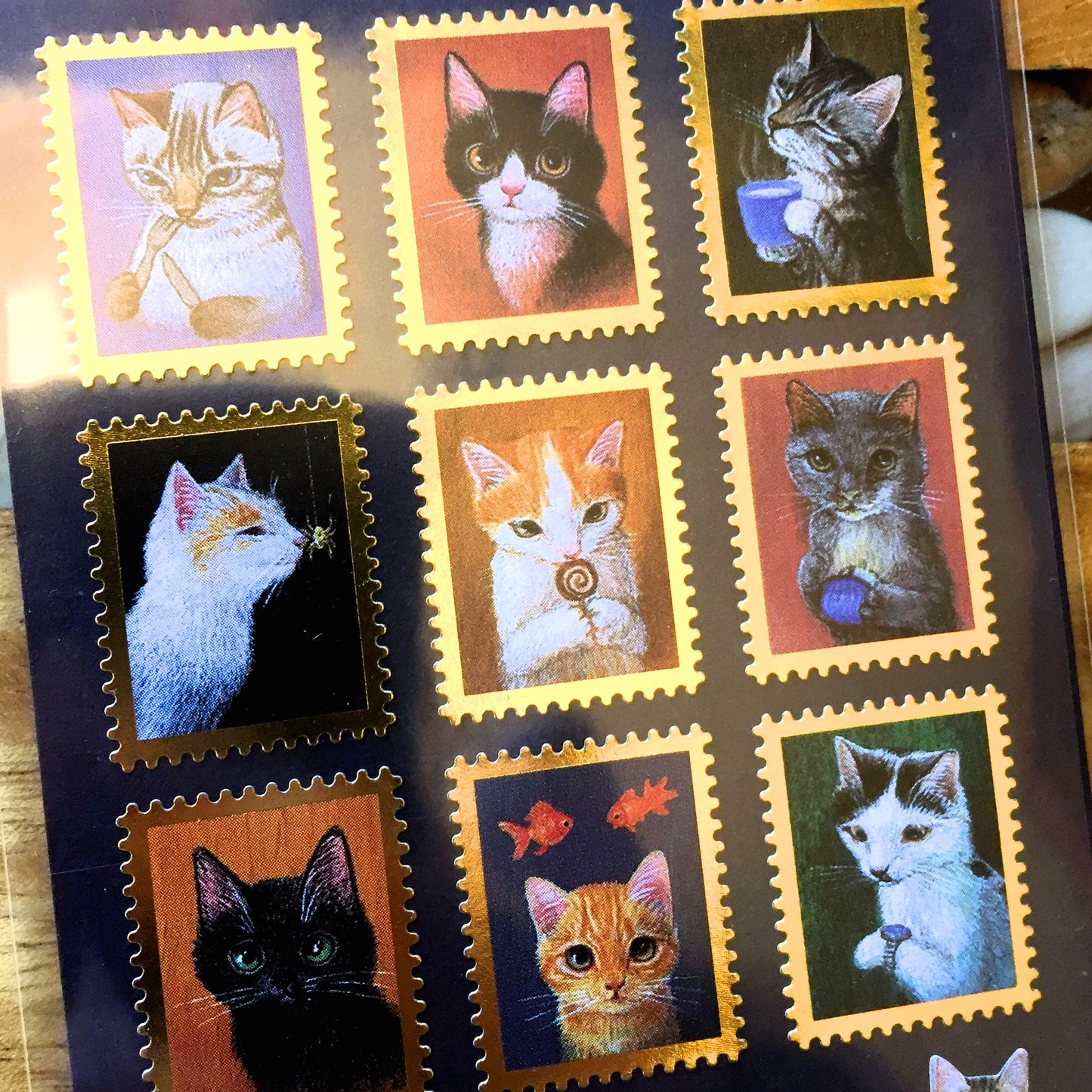 Pottering Cat - Stamp Seal Collection No. 1