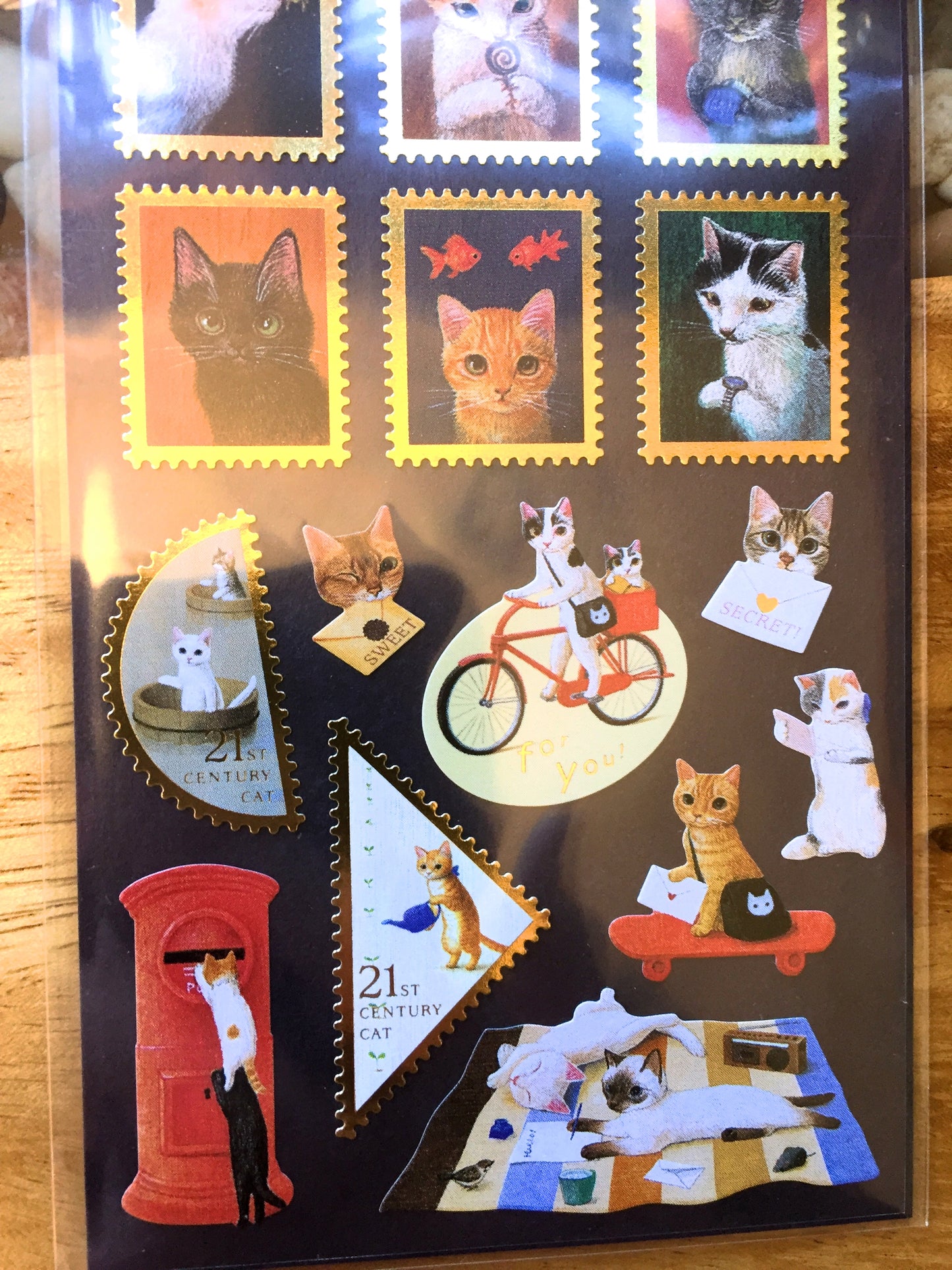 Pottering Cat - Stamp Seal Collection No. 1