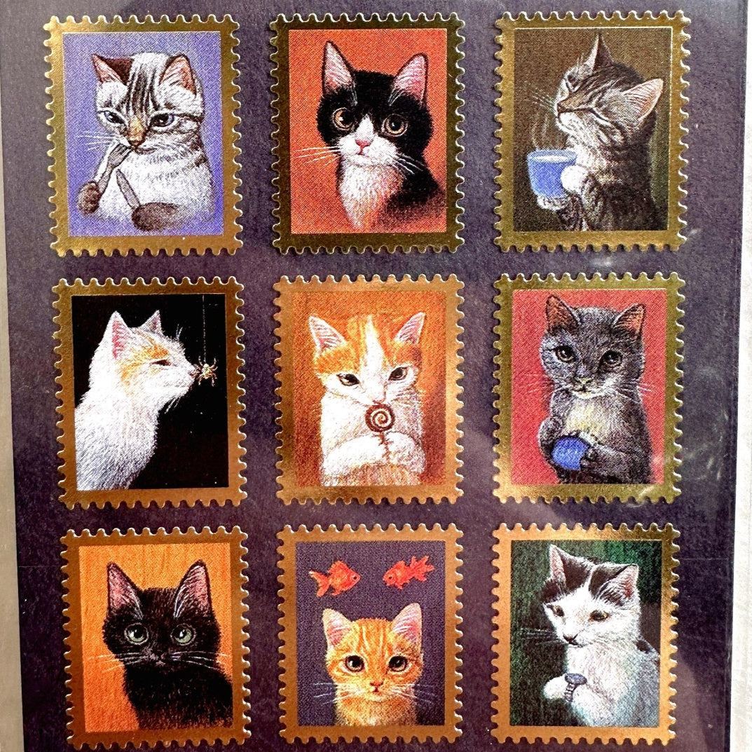 Pottering Cat - Stamp Seal Collection No. 1