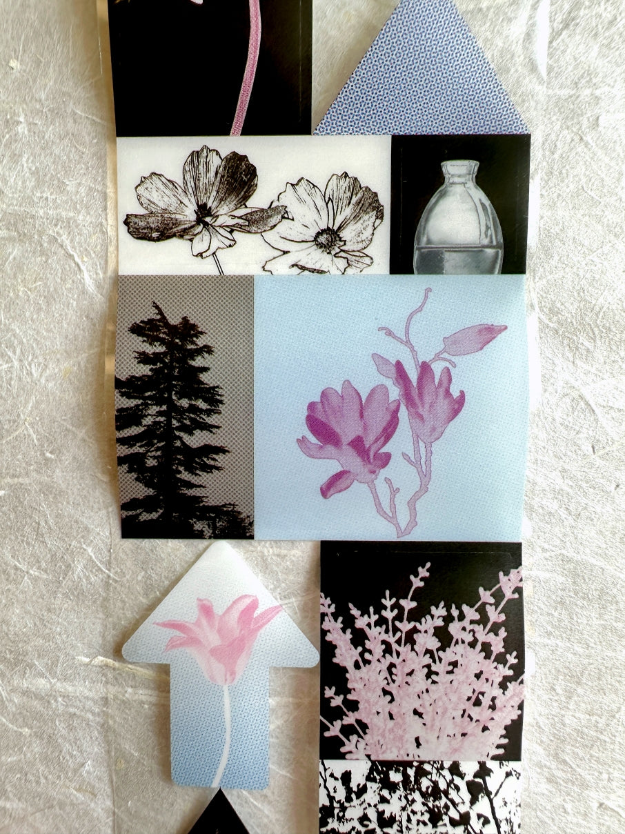 Papermore - Like a Dream: Flower Room kiss-cut PET tape SAMPLES