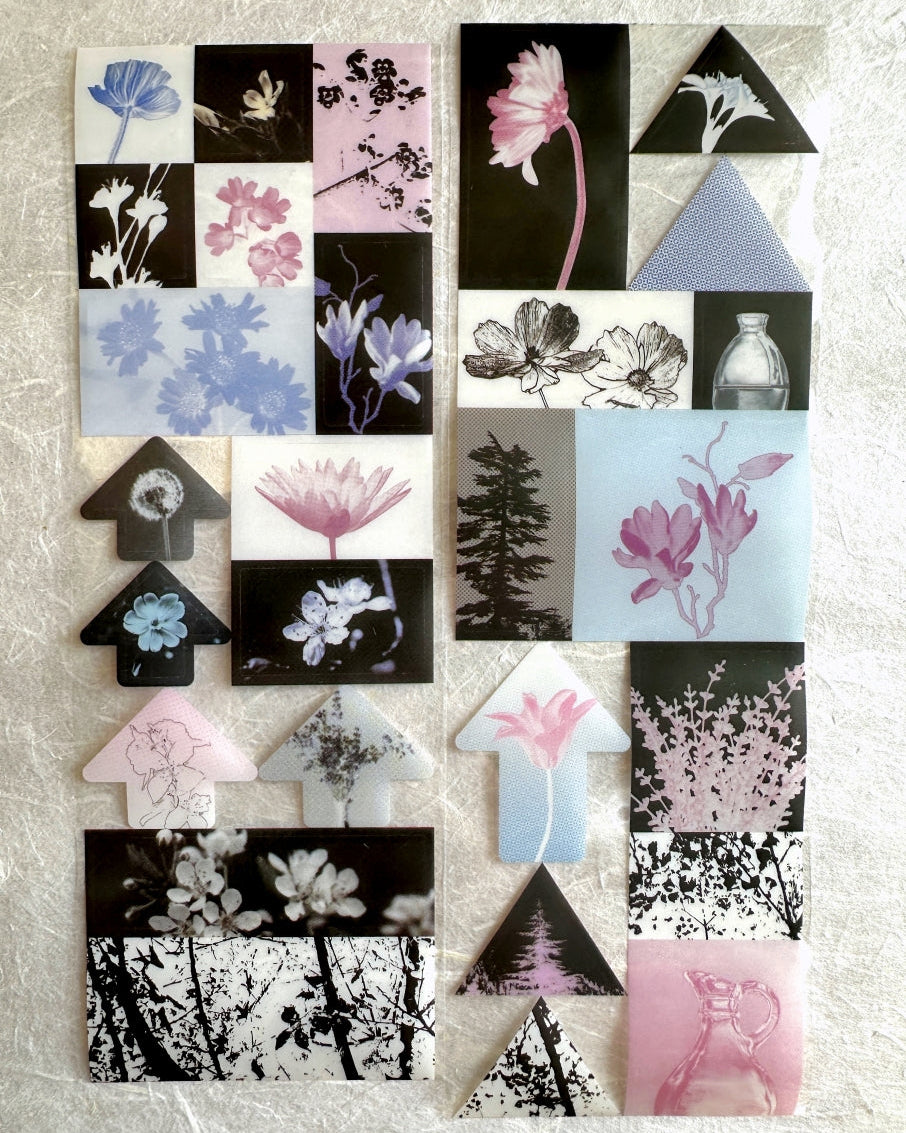 Papermore - Like a Dream: Flower Room kiss-cut PET tape SAMPLES