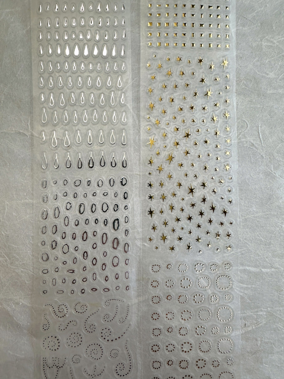 Princess Studio - Exquisite Accents Gold/Silver kiss-cut PET tape (4.5 cm x 160 cm) SAMPLES