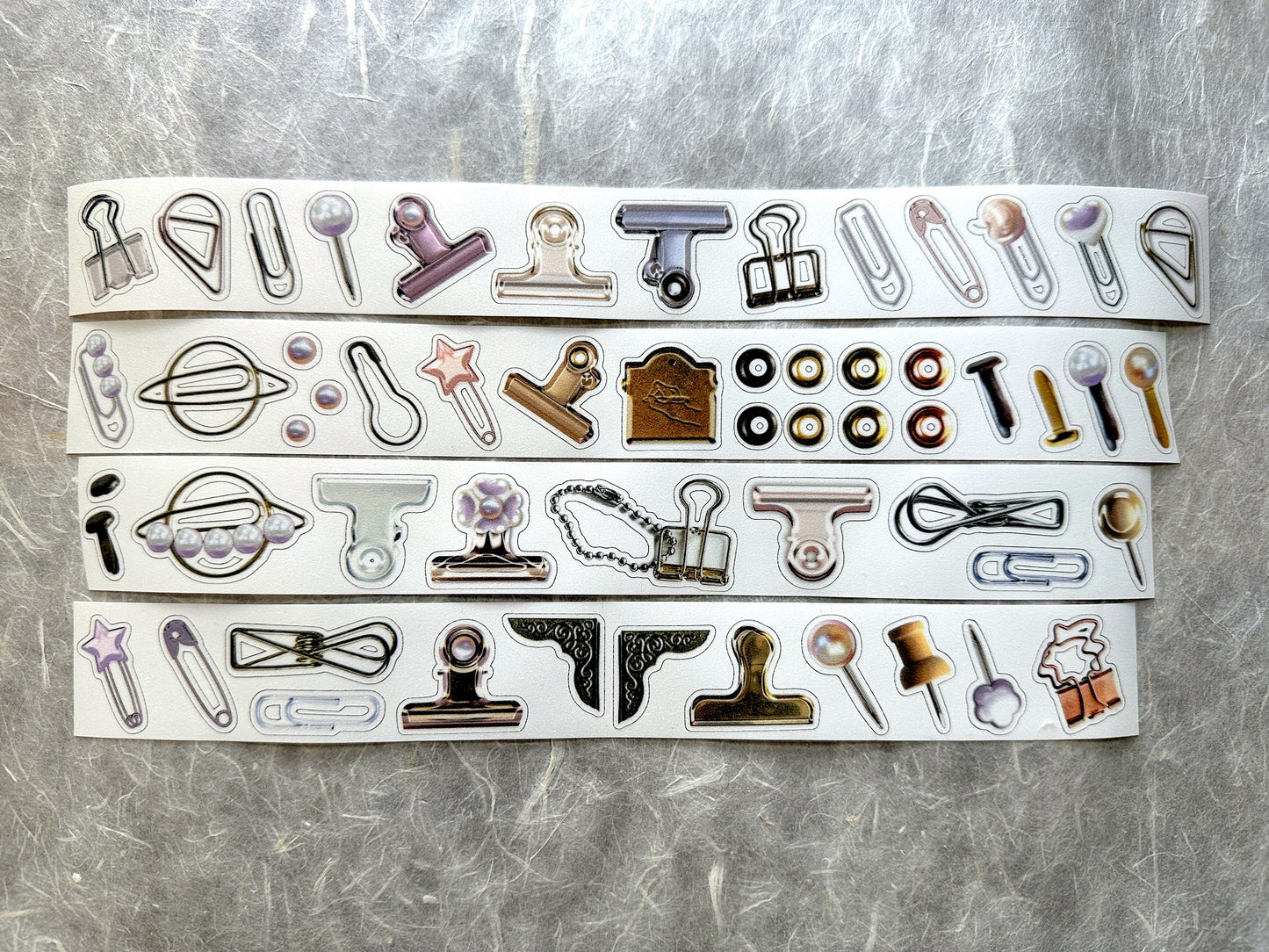 QQY - Vol. 10 My Clips Collection kiss-cut glitter tape SAMPLES