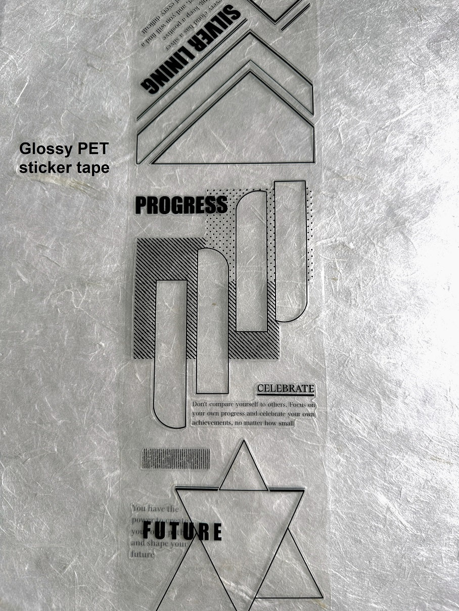 Qianyan Studio - Storyboard Panel kiss-cut washi & PET tape (9 cm x 250 cm) SAMPLES