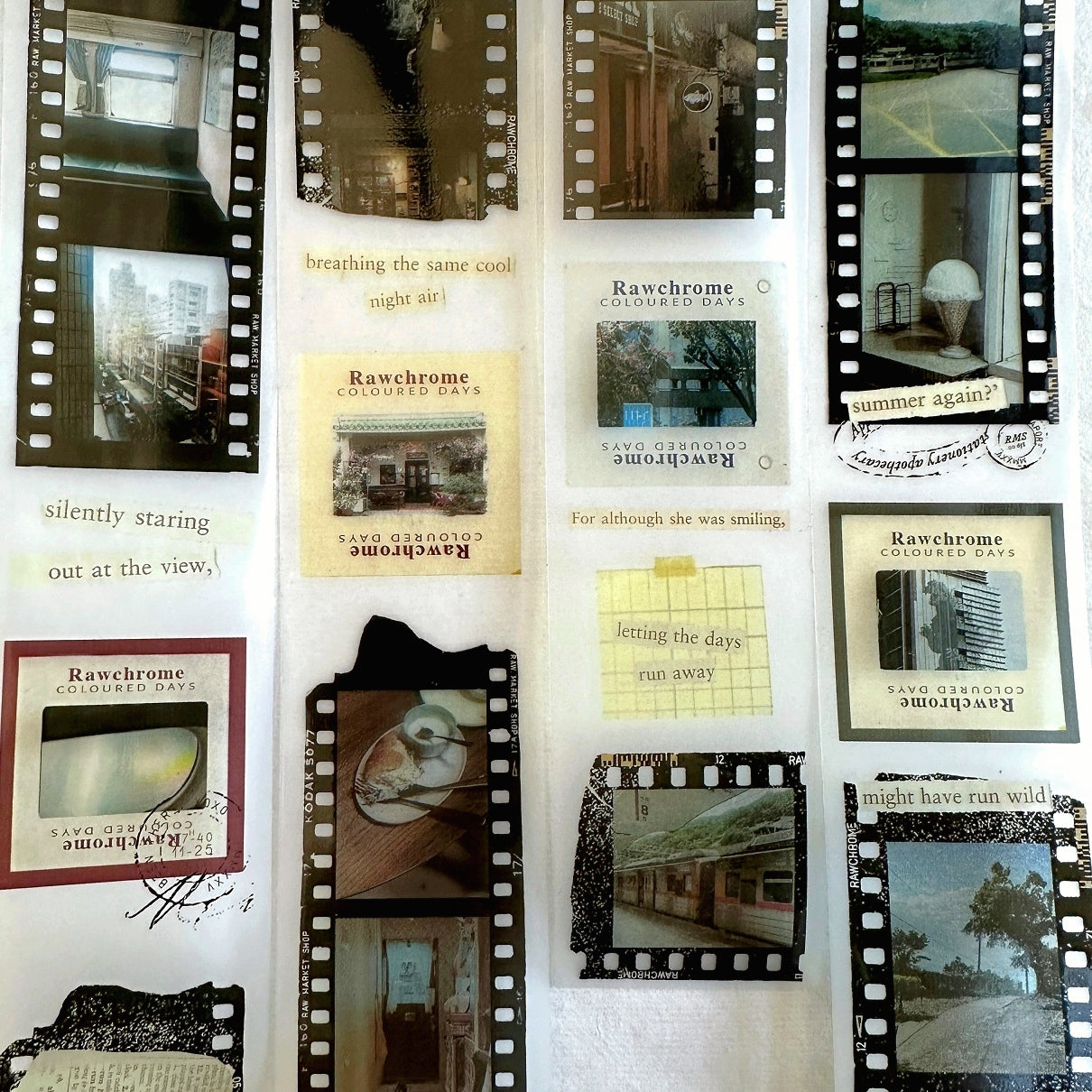 Raw Market Shop - Oh Solo (Black Film) PET tape SAMPLES