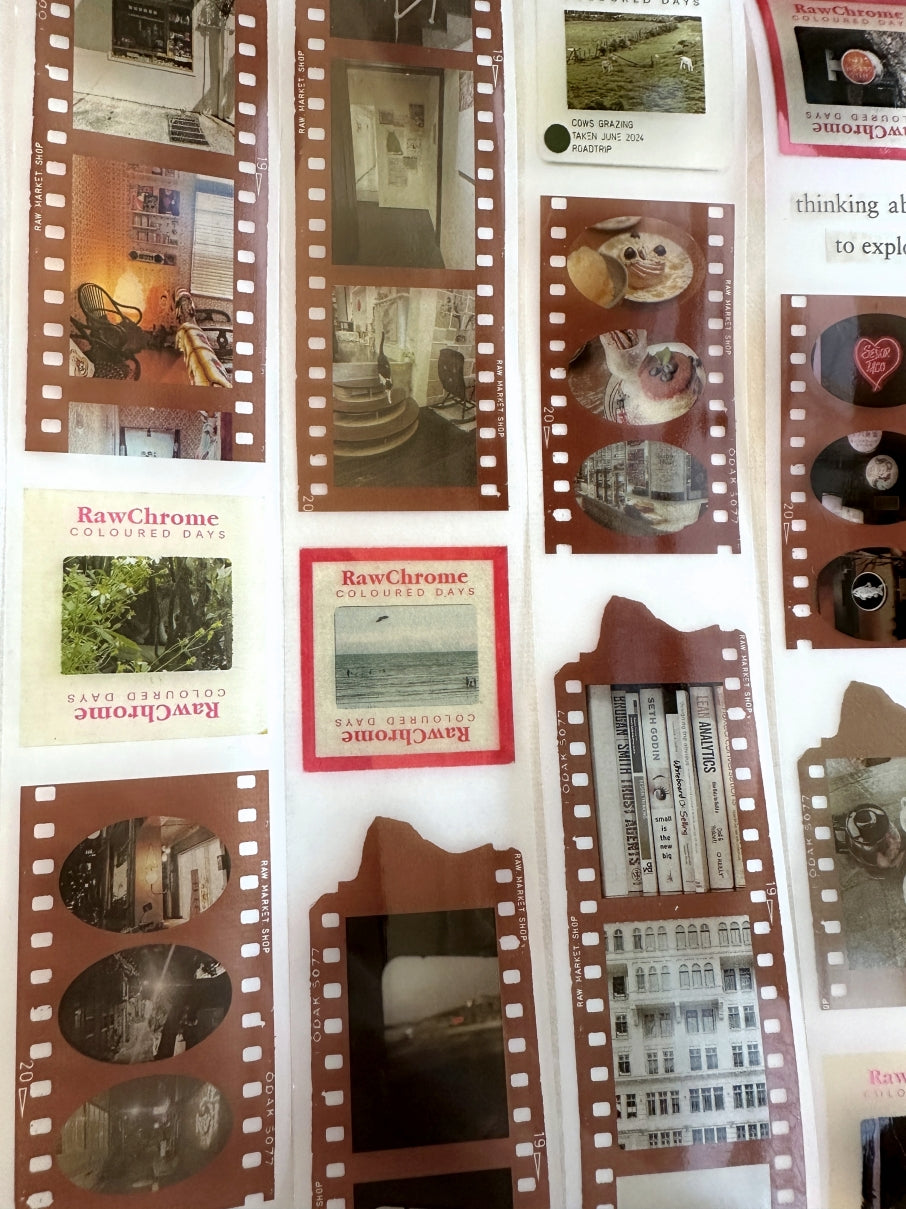 Raw Market Shop - Thinking About (Sepia Film) PET tape SAMPLES