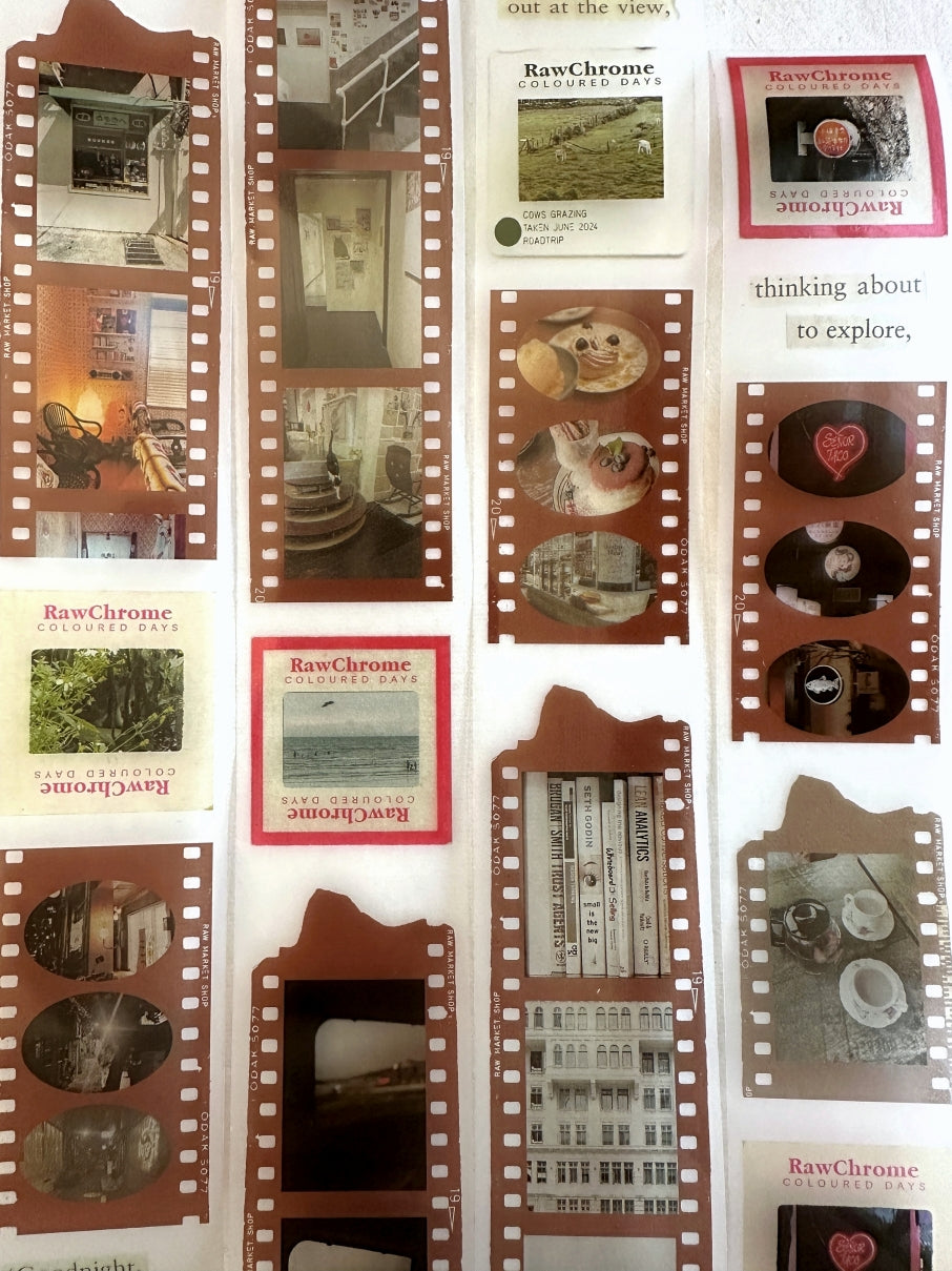 Raw Market Shop - Thinking About (Sepia Film) PET tape SAMPLES