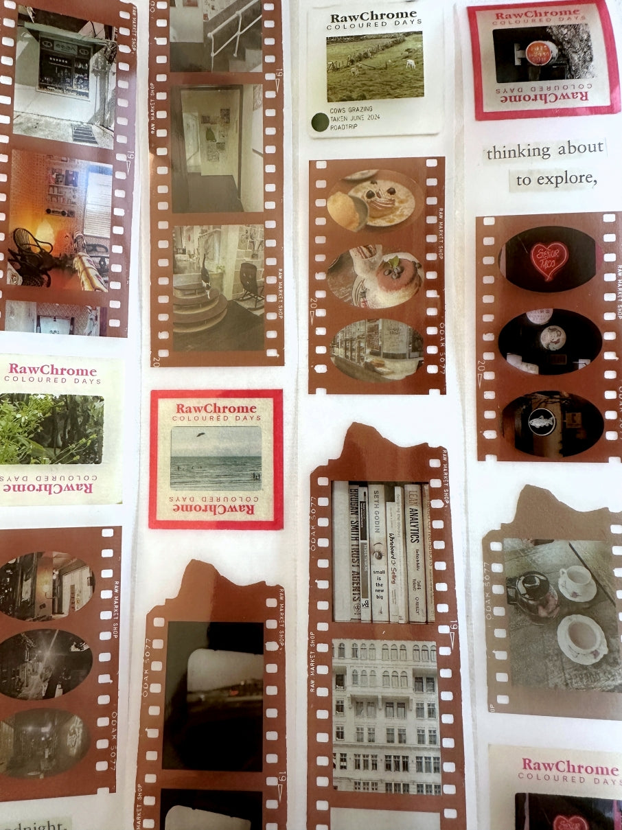 Raw Market Shop - Thinking About (Sepia Film) PET tape SAMPLES
