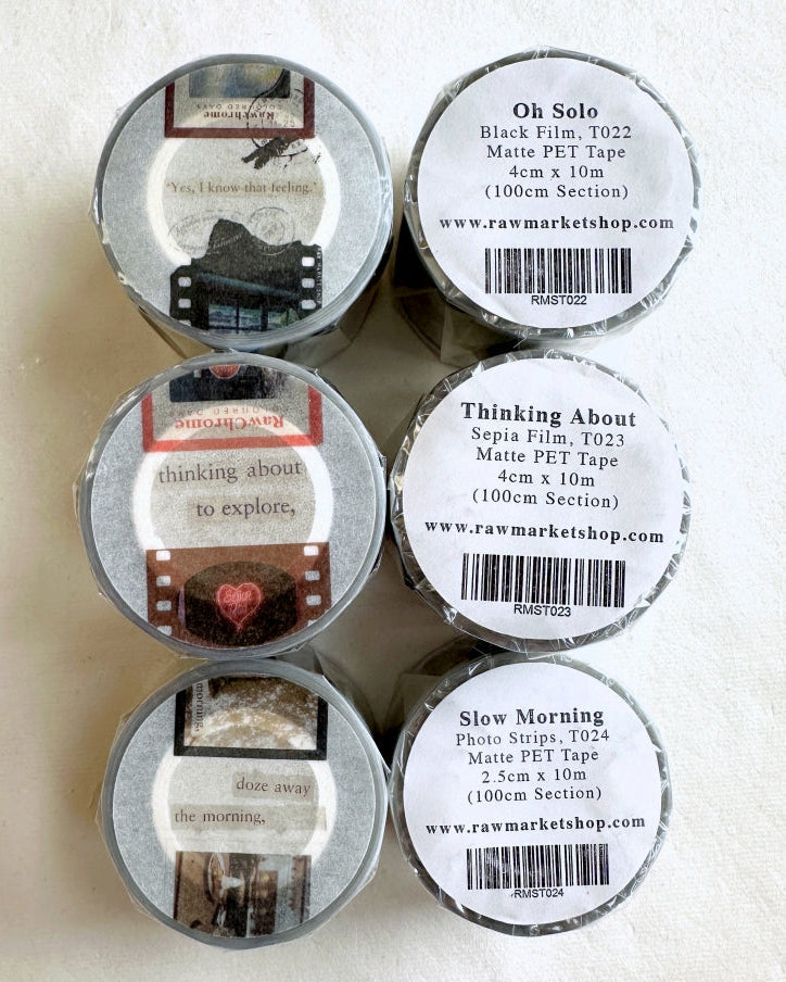 Raw Market Shop - Thinking About (Sepia Film) PET tape SAMPLES