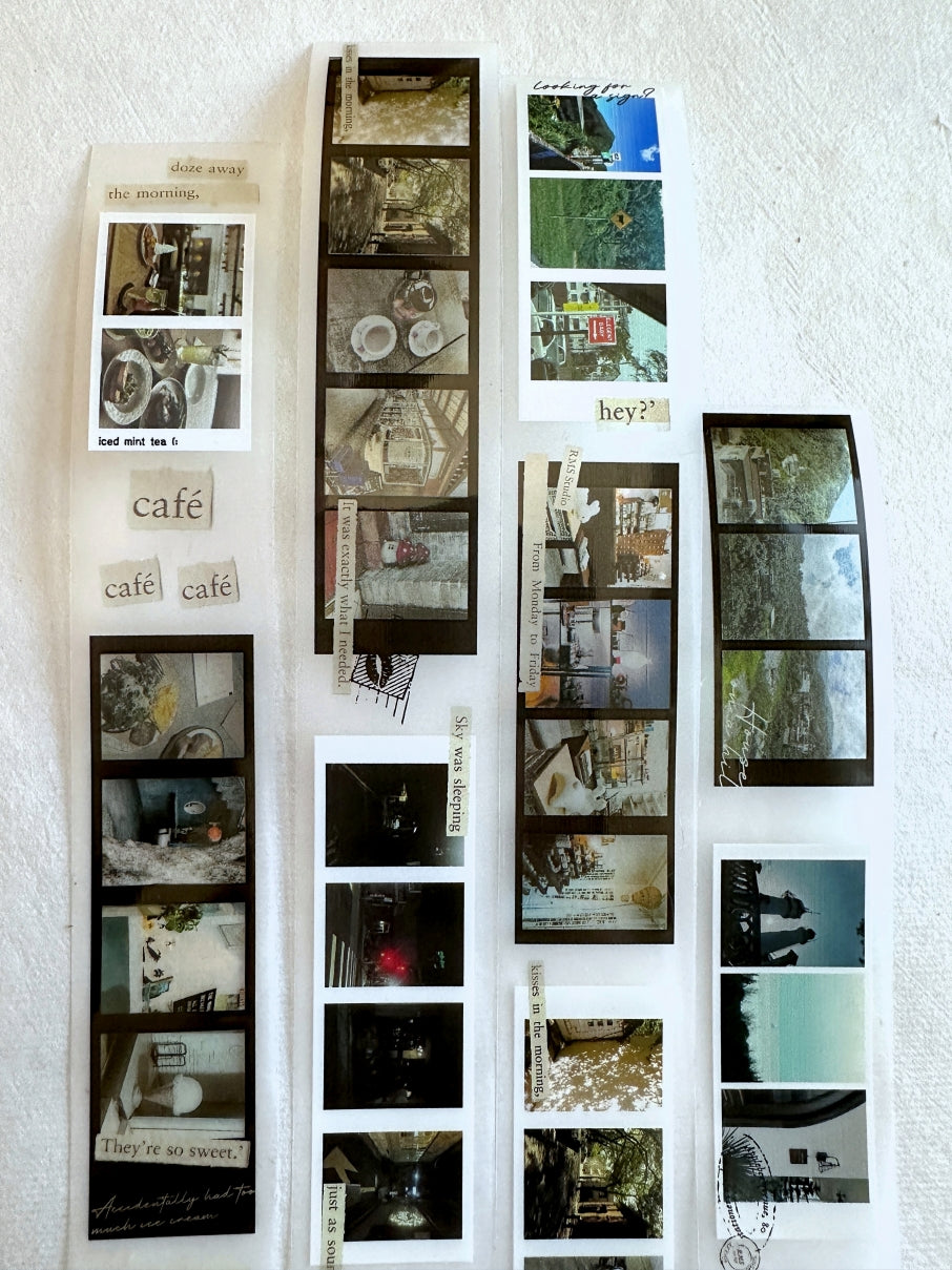Raw Market Shop - Slow Morning (Photo Strips) PET tape SAMPLES