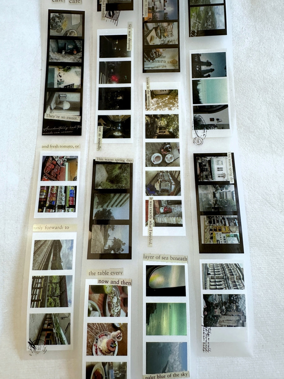 Raw Market Shop - Slow Morning (Photo Strips) PET tape SAMPLES