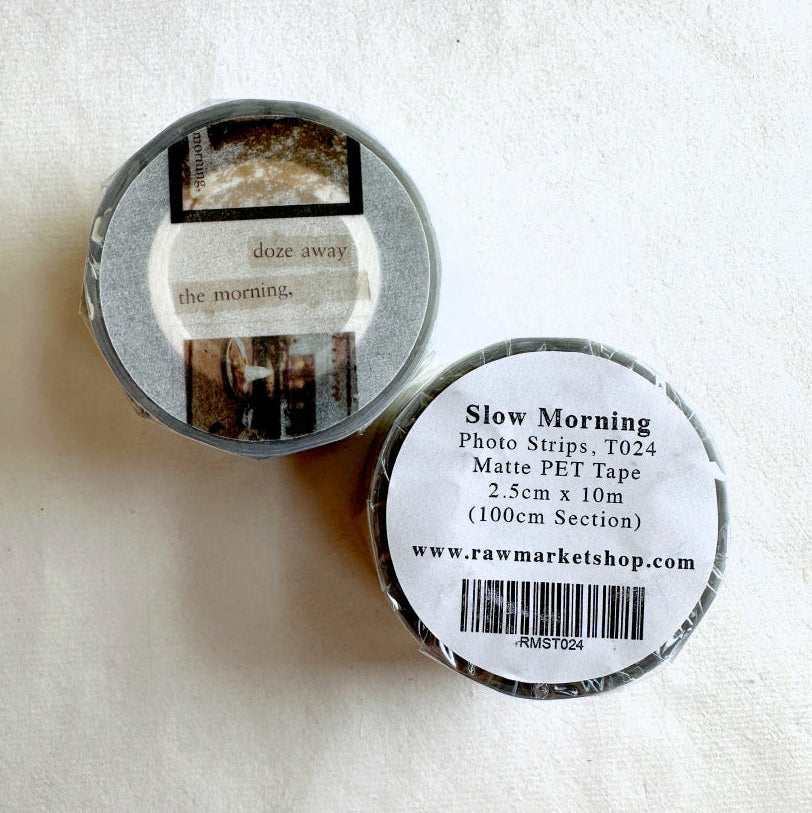 Raw Market Shop - Slow Morning (Photo Strips) PET tape SAMPLES