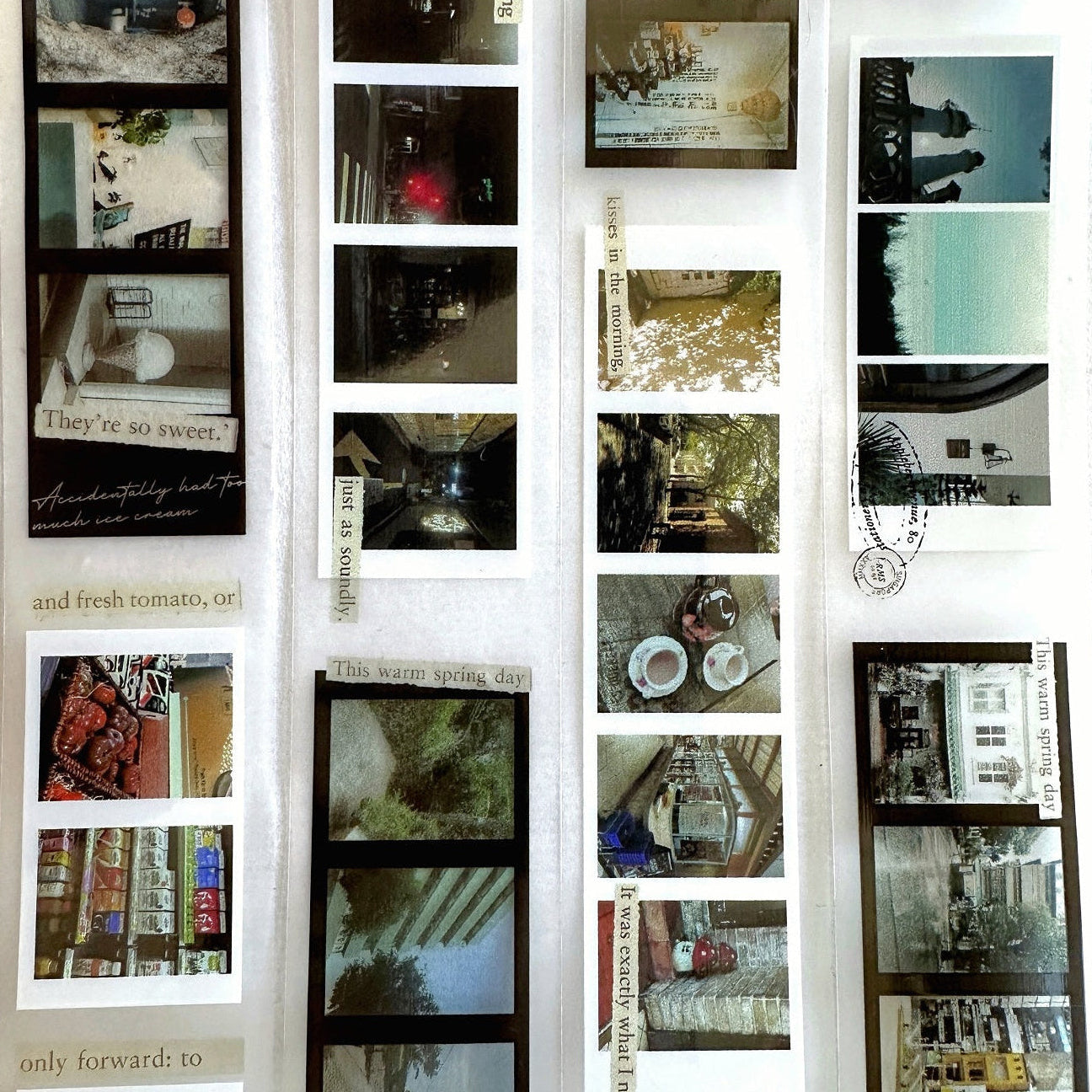 Raw Market Shop - Slow Morning (Photo Strips) PET tape SAMPLES