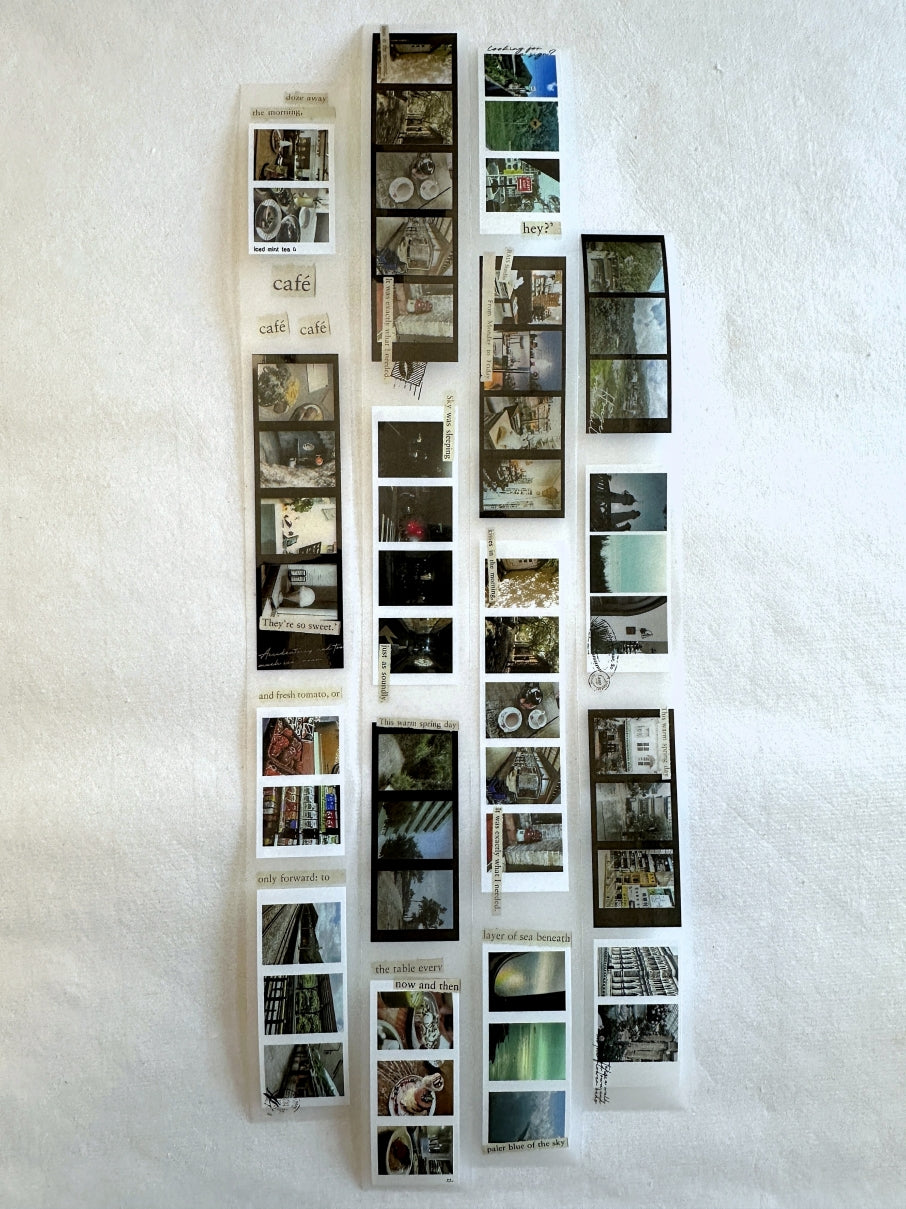 Raw Market Shop - Slow Morning (Photo Strips) PET tape SAMPLES