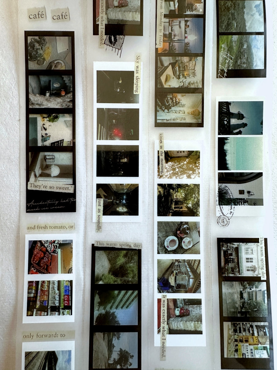 Raw Market Shop - Slow Morning (Photo Strips) PET tape SAMPLES