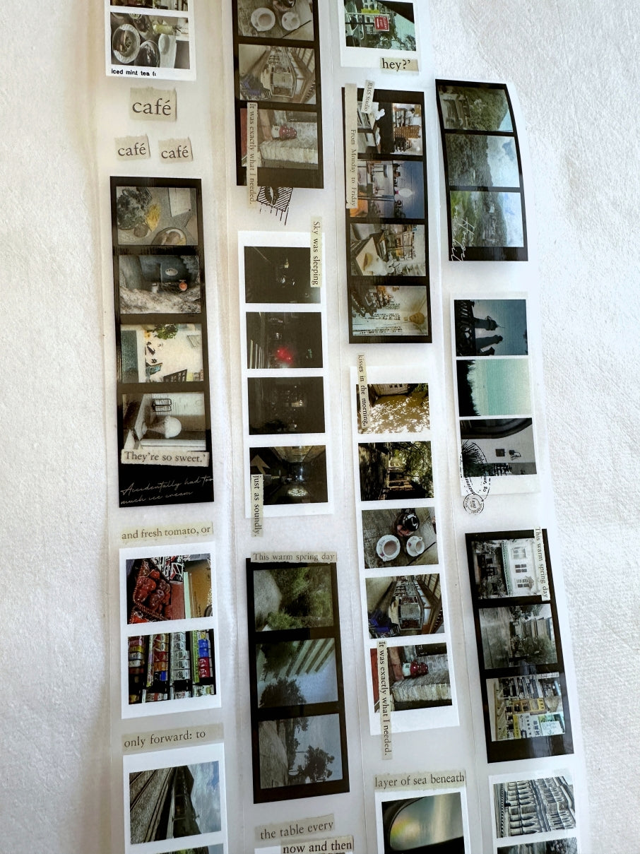 Raw Market Shop - Slow Morning (Photo Strips) PET tape SAMPLES