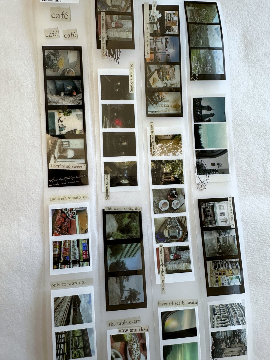 Raw Market Shop - Slow Morning (Photo Strips) PET tape SAMPLES