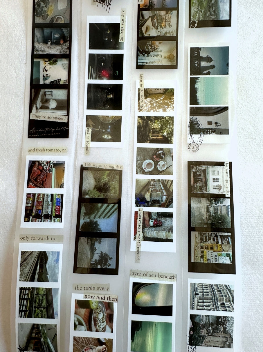 Raw Market Shop - Slow Morning (Photo Strips) PET tape SAMPLES