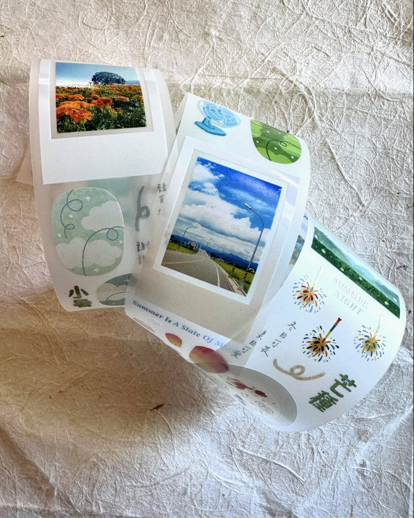 Rikka Stationery x Jiu Shi - Season to Calm PET tape SAMPLES