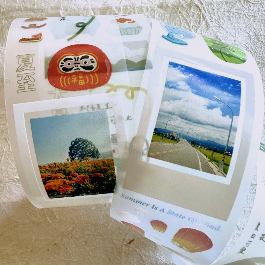 Rikka Stationery x Jiu Shi - Season to Calm PET tape SAMPLES