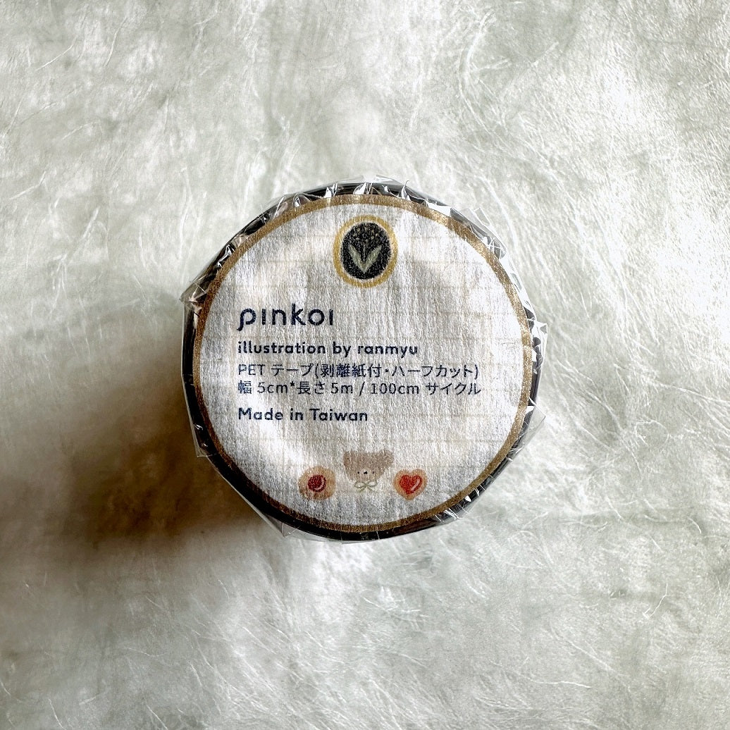 Ranmyu - Bear's Daily kiss-cut PET tape SAMPLES