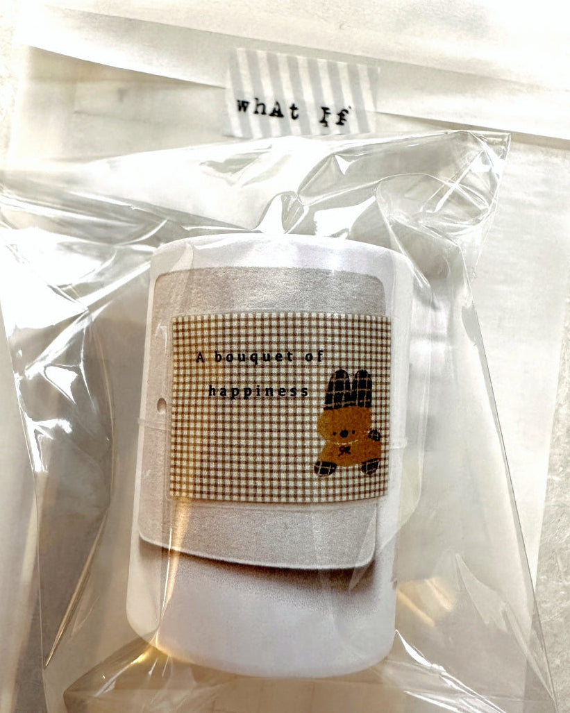 Ranmyu - Bear's Daily kiss-cut PET tape SAMPLES