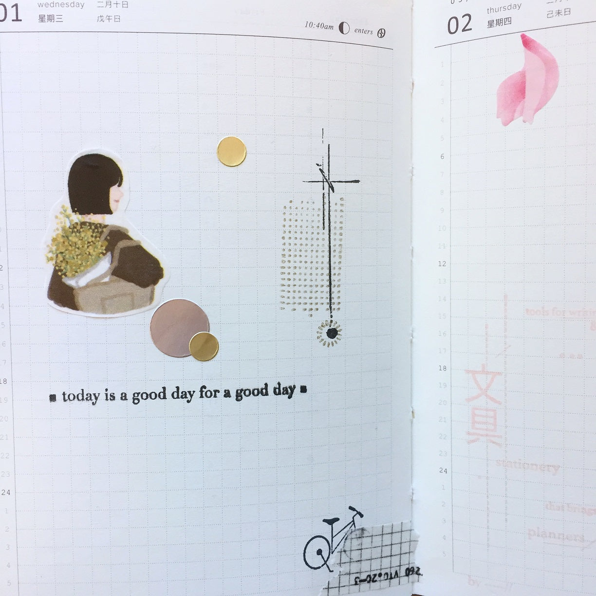 Gold/Silver Dot Stickers for journal collage - SAMPLES