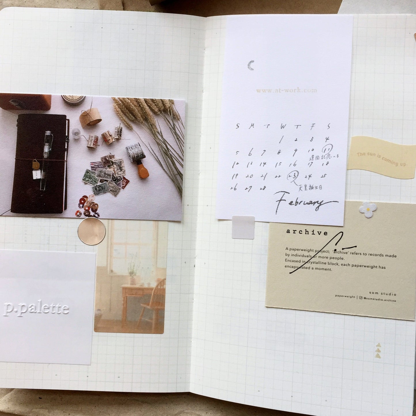 Gold/Silver Dot Stickers for journal collage - SAMPLES