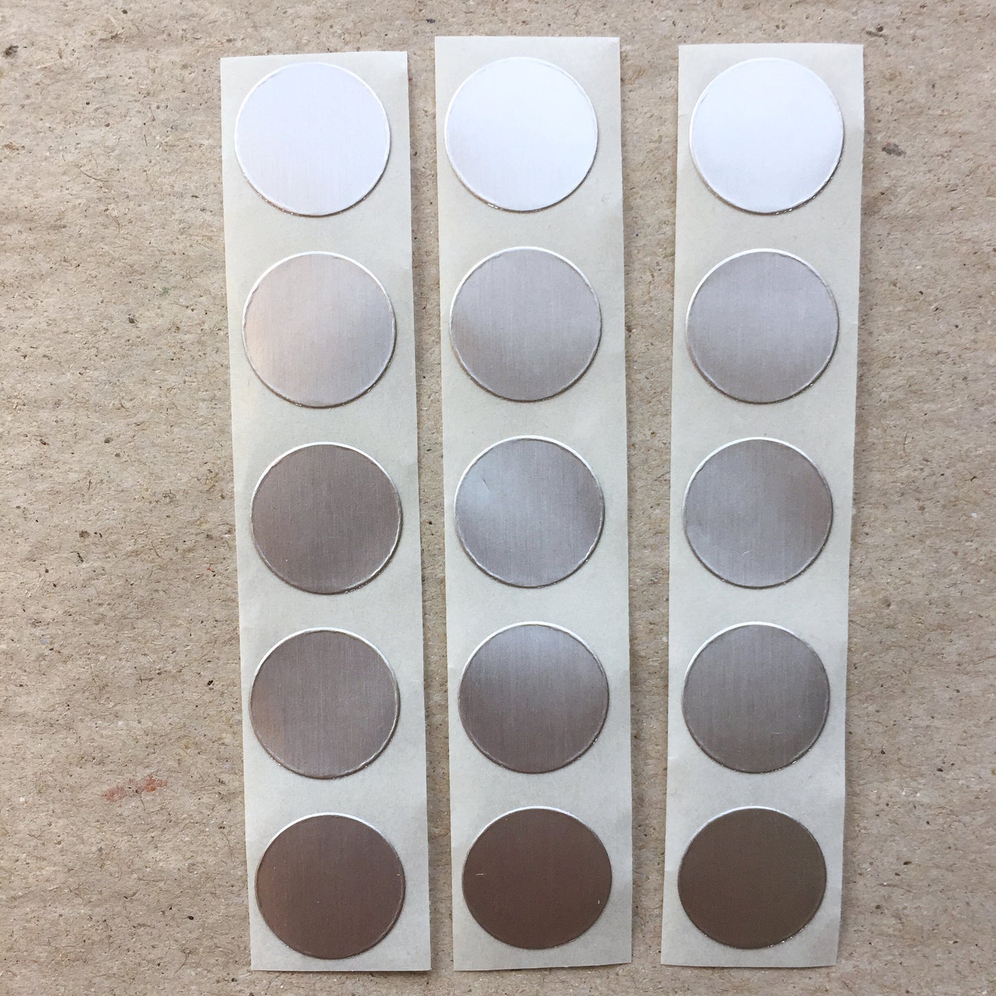 Gold/Silver Dot Stickers for journal collage - SAMPLES