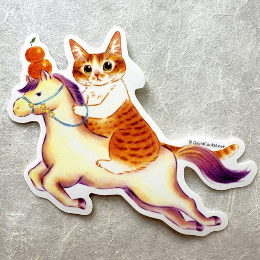 Davidcookslove - Lunar New Year 2026 waterproof sticker