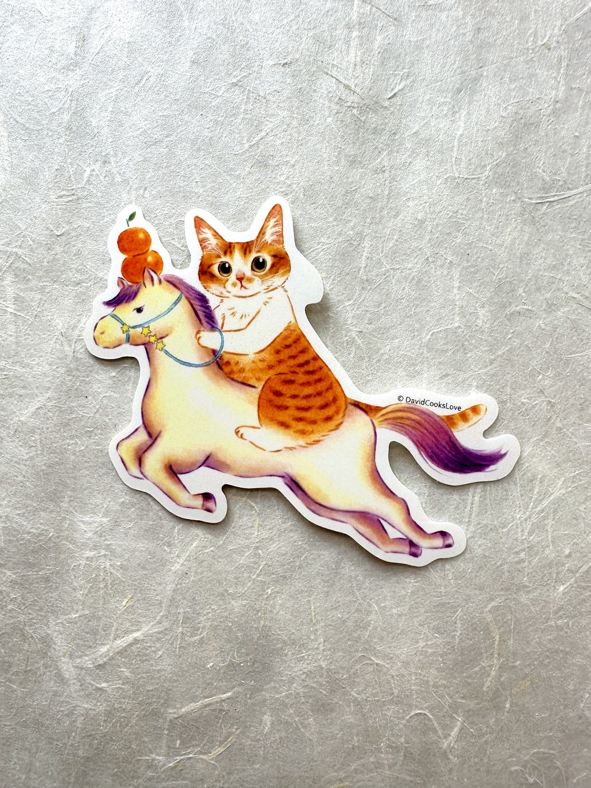 Davidcookslove - Lunar New Year 2026 waterproof sticker