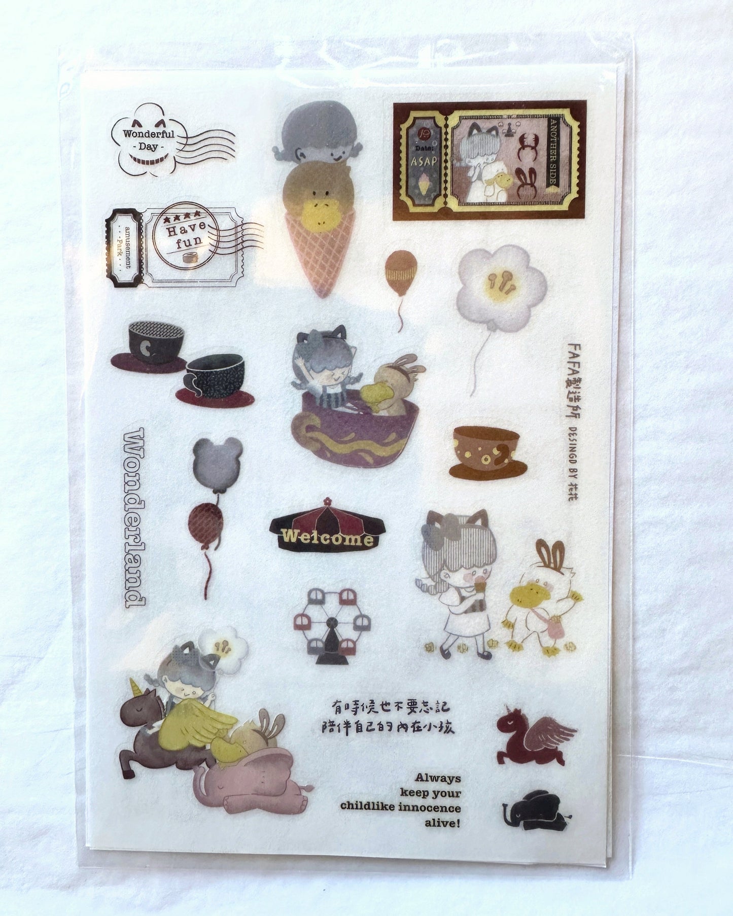 Many transfer stickers from Taiwan & Japan [Half-Packs]
