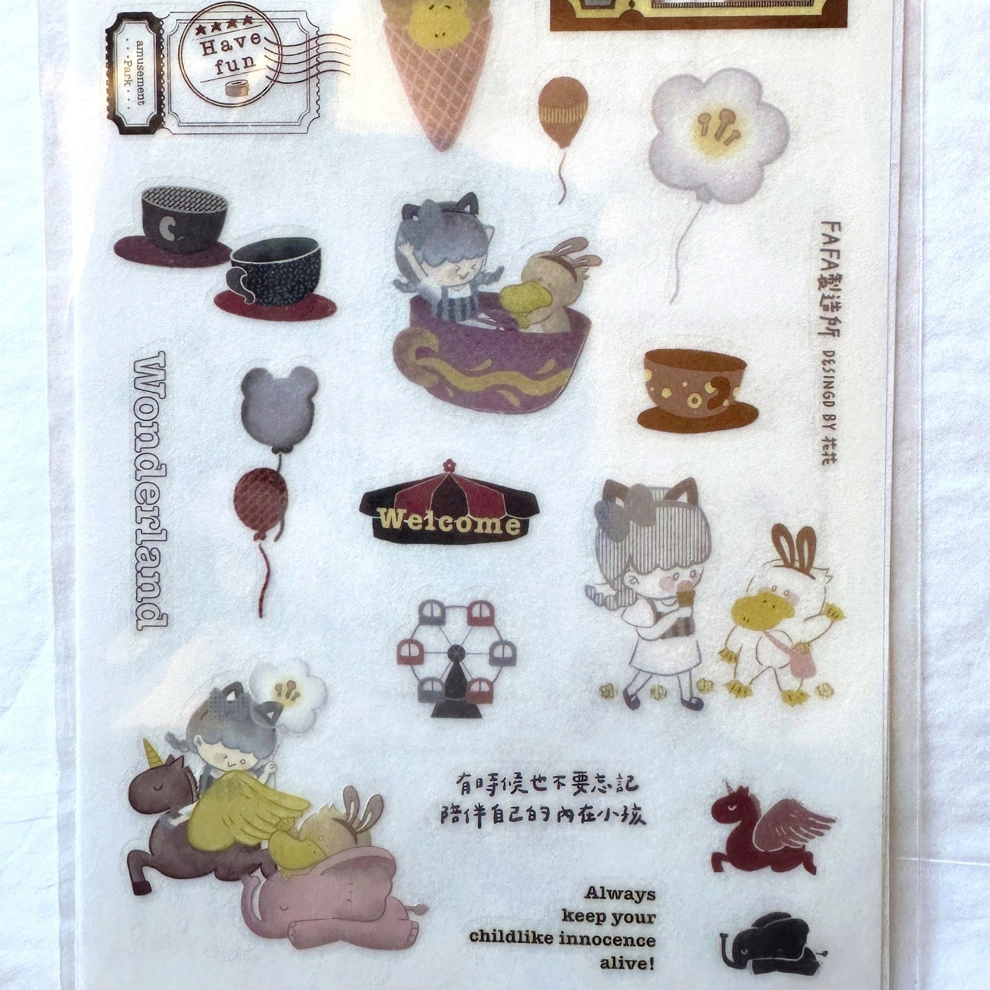 Many transfer stickers from Taiwan & Japan [Half-Packs]
