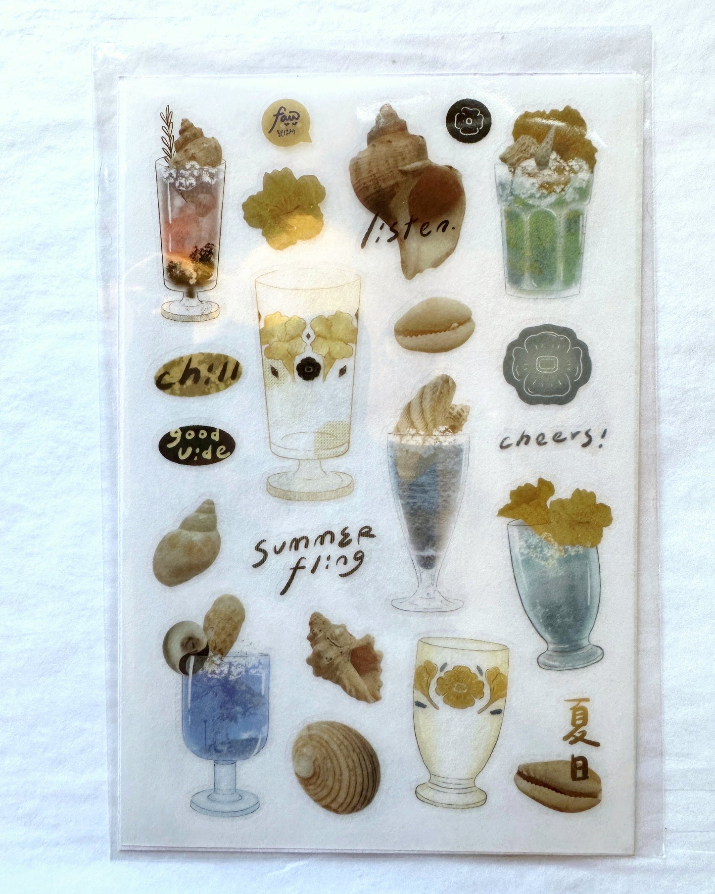 Many transfer stickers from Taiwan & Japan [Half-Packs]