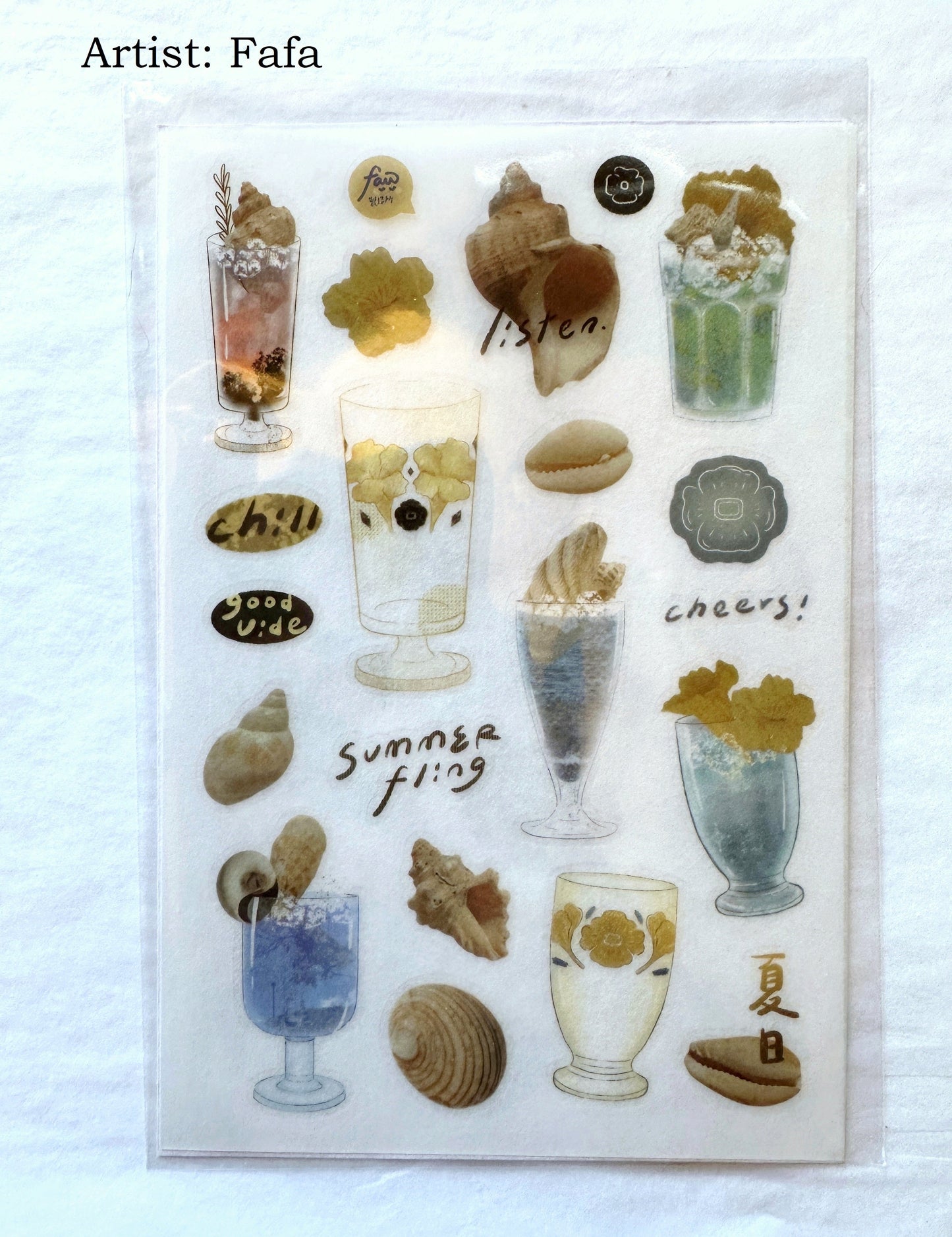 Many transfer stickers from Taiwan & Japan [Half-Packs]