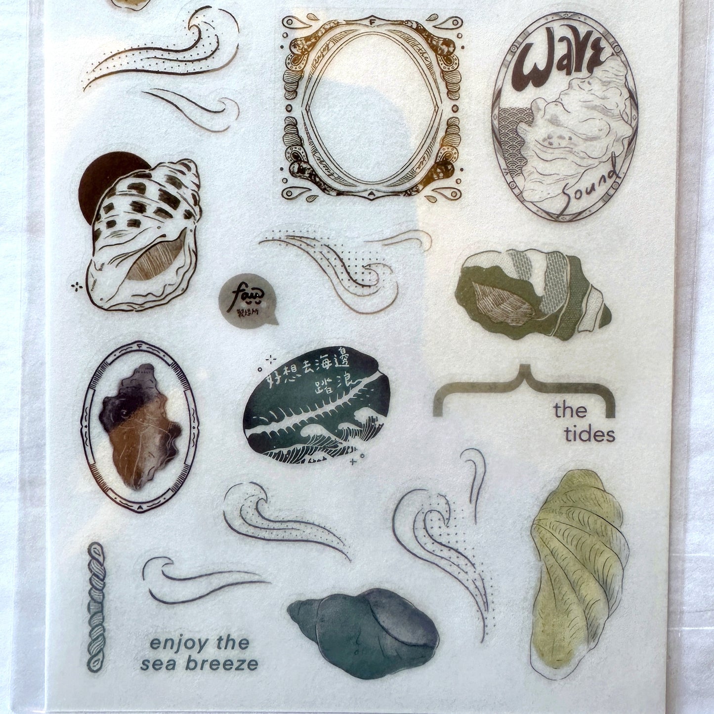 Many transfer stickers from Taiwan & Japan [Half-Packs]
