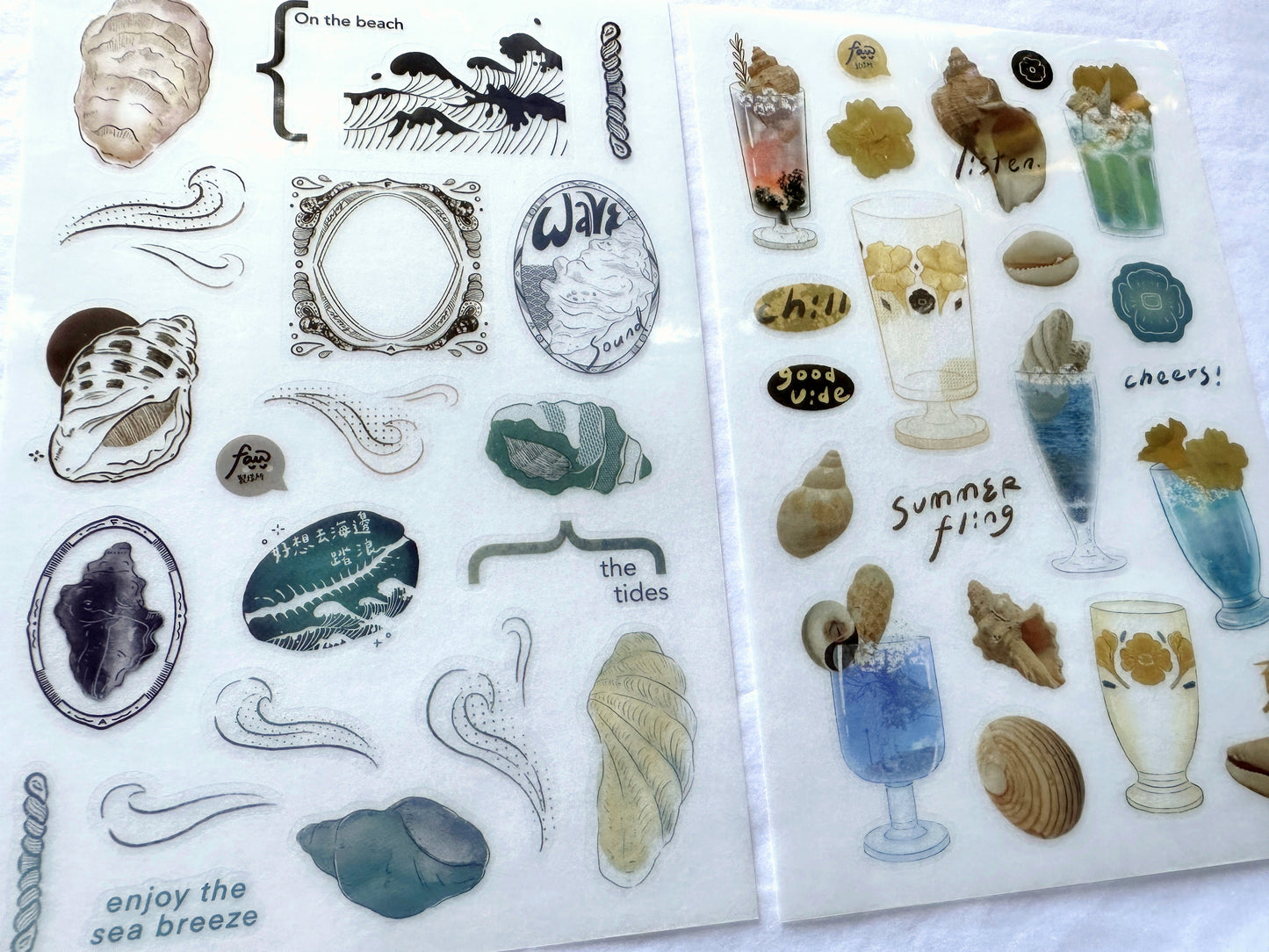 Many transfer stickers from Taiwan & Japan [Half-Packs]