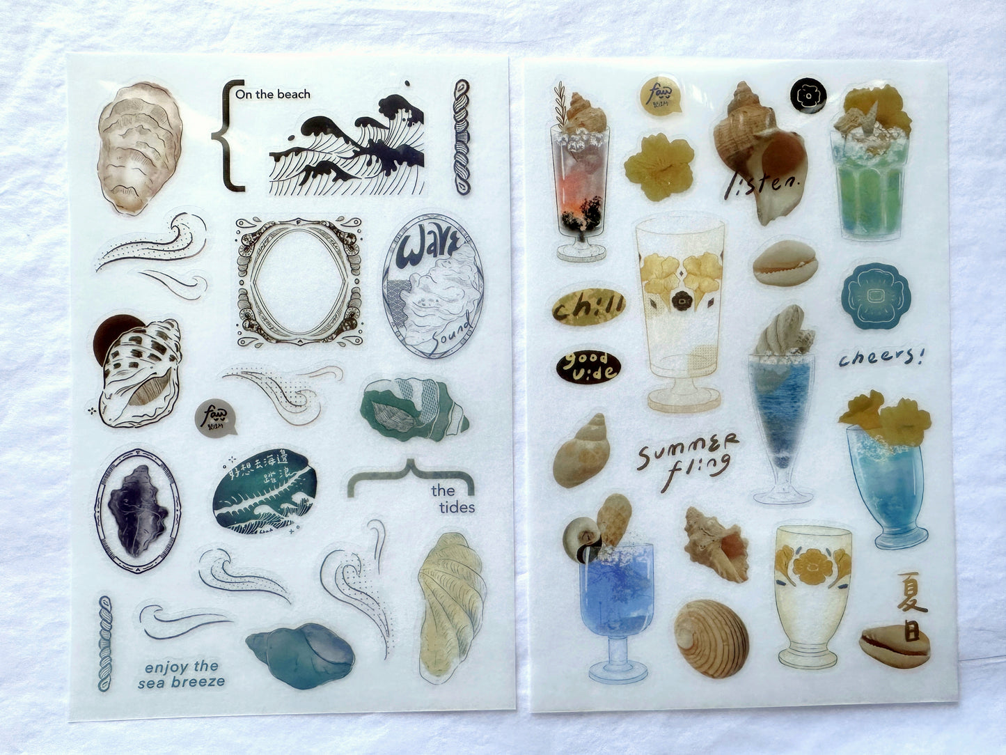 Many transfer stickers from Taiwan & Japan [Half-Packs]