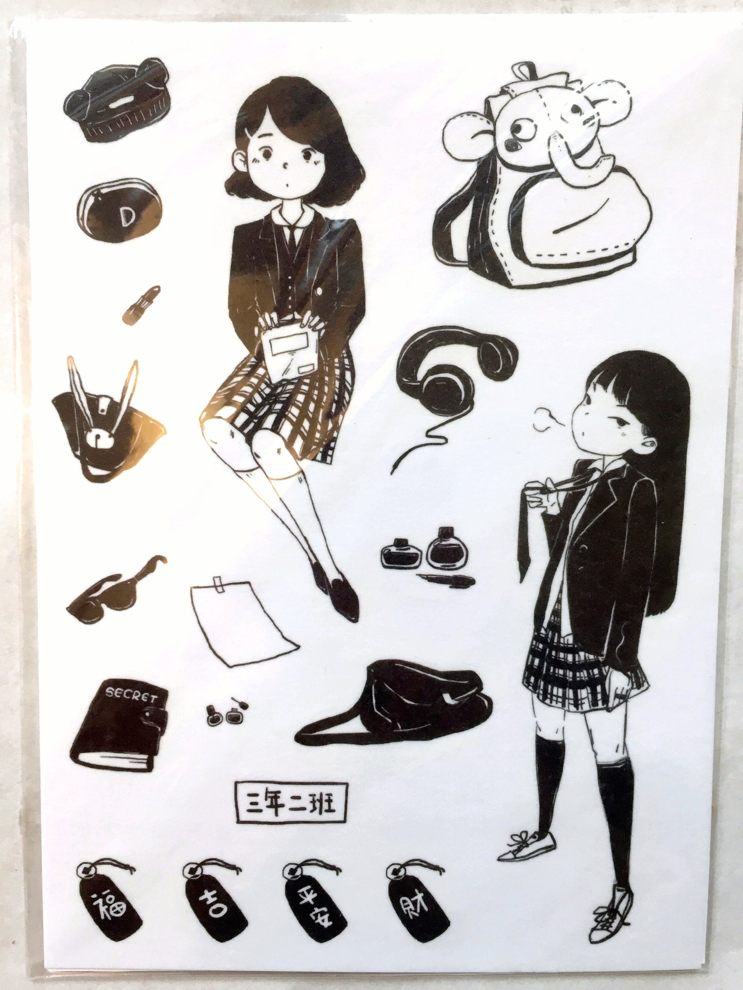 Idako - washi sticker packs