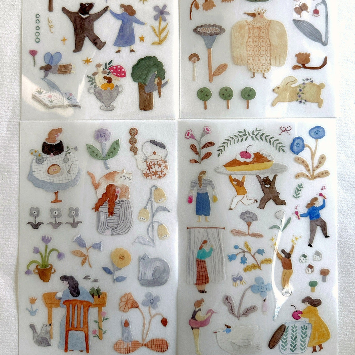 Ivy Snow - Blooming/Daydream/A Lovely Day/Indigo transfer sticker [Half-Packs]