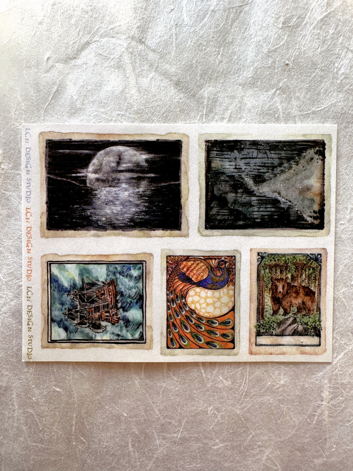 Destash | Lin Chia Ning - Vintage Landscape washi sticker sheet [Rare]