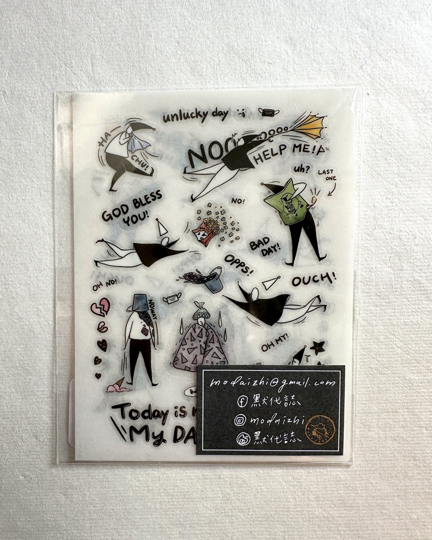 Modaizhi - Minor Disaster transfer stickers (mini size)